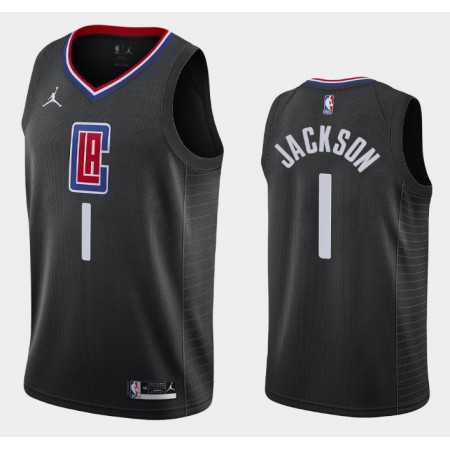 Herren NBA LA Clippers Trikot Reggie Jackson 1 Jordan Brand 2020-2021 Statement Edition Swingman